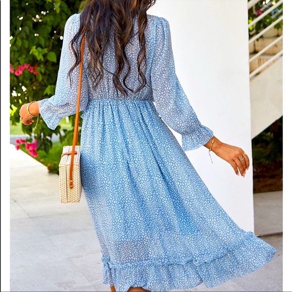 🎉HP🎉BOHO FLORAL DRESS - Picture 6 of 6